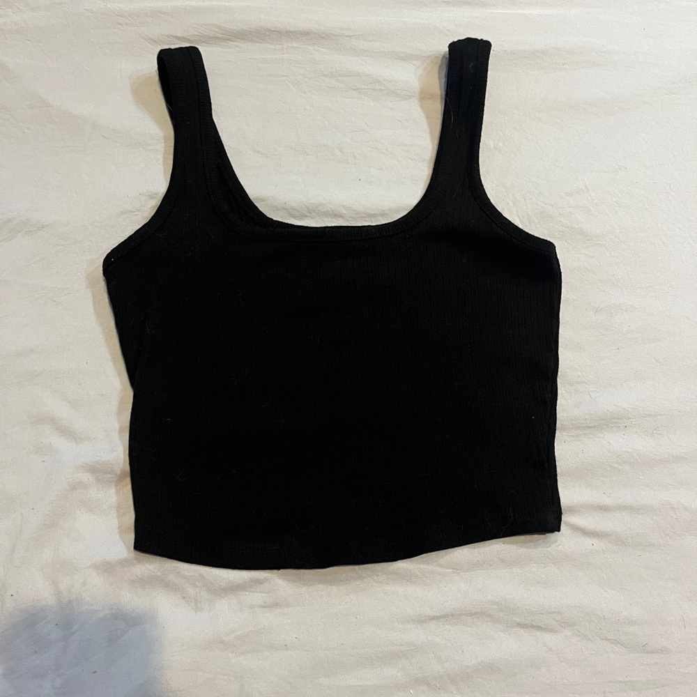 Bozzolo Black Crop Top